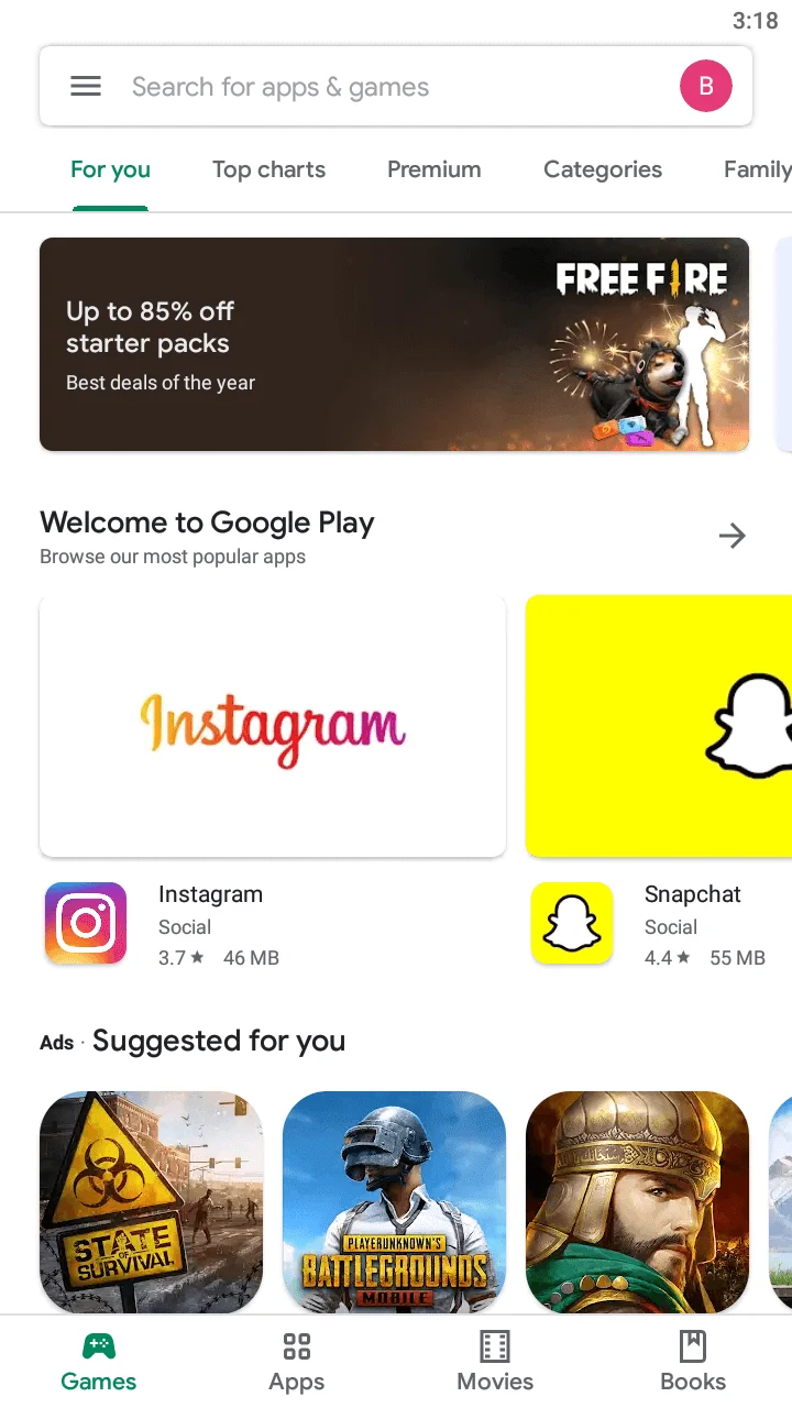 Google Play Store 28.3.18 1