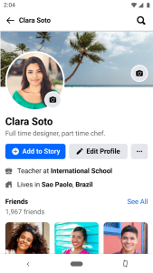 Facebook Lite screenshot 1