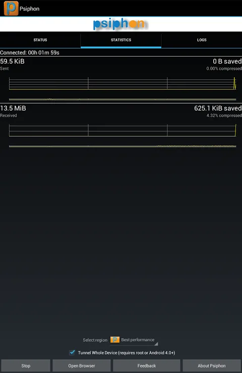 Psiphon screenshot 7