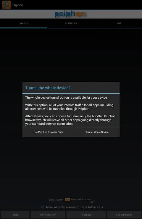 Psiphon screenshot 9
