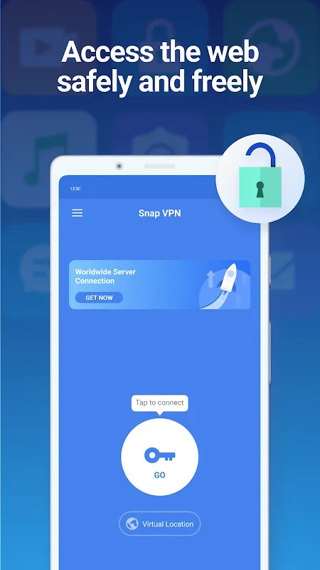 Snap VPN: Super Fast VPN Proxy screenshot 1