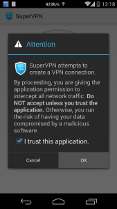 SuperVPN Free VPN Client screenshot 5