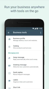 WhatsApp Business screenshot 1