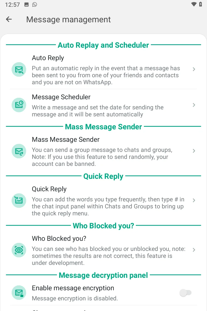 WhatsApp Plus screenshot 2