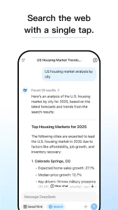 DeepSeek screenshot 1