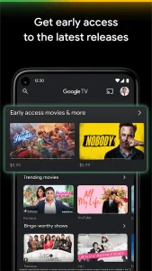 Google TV screenshot 1