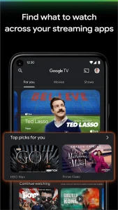 Google TV screenshot 2