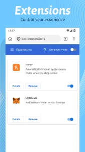 Kiwi Browser screenshot 1