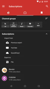 NewPipe screenshot 2