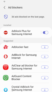 Samsung Internet Browser screenshot 3