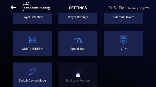 Smarters Player Lite screenshot 4