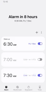 Samsung Clock screenshot 1