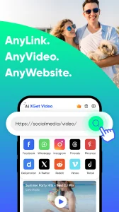 AnyLink XGet Video Downloader screenshot 1
