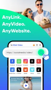AnyLink XGet Video Downloader screenshot 1