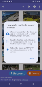 DiskDigger photo/file recovery screenshot 5
