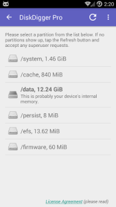 DiskDigger photo/file recovery screenshot 8