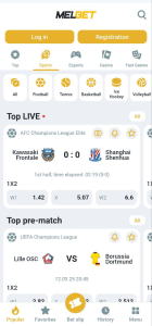 MelBet screenshot 4