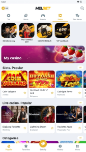 MelBet screenshot 5